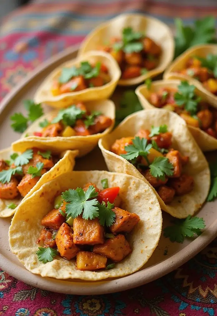 30+ Tortilla Muffin Tin Recipes You’ve Never Tried Before 138 30+ Tortilla Muffin Tin Recipes You’ve Never Tried Before - 22. Tandoori Chicken Tortilla Cups