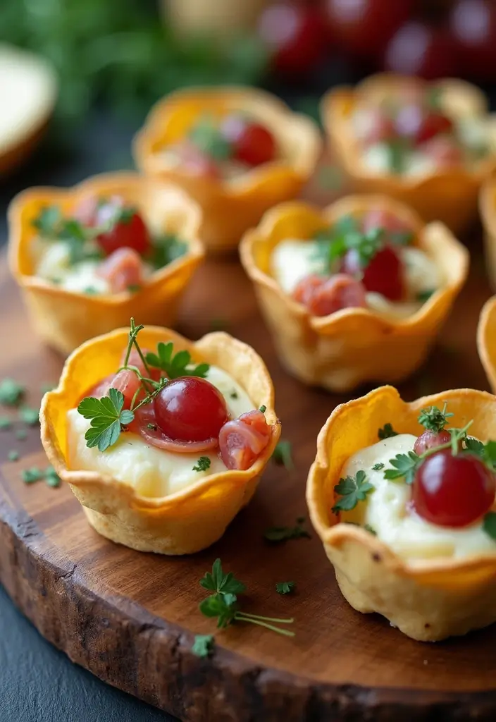 30+ Tortilla Muffin Tin Recipes You’ve Never Tried Before 150 30+ Tortilla Muffin Tin Recipes You’ve Never Tried Before - 24. Cheese and Meats Platter Tortilla Cups