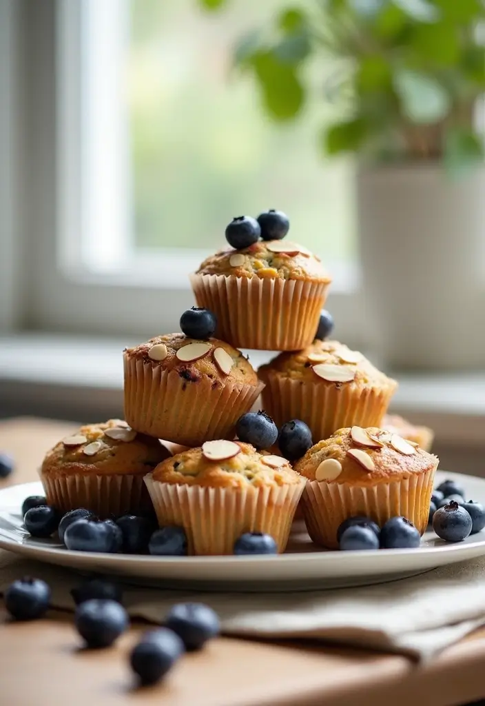 30+ Vegan Gluten Free Muffin Recipes for a Healthier Treat 8 30+ Vegan Gluten Free Muffin Recipes for a Healthier Treat - 2. Blueberry Almond Muffins