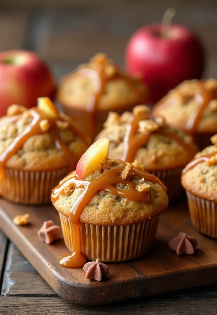 30+ Vegan Gluten Free Muffin Recipes for a Healthier Treat 136 30+ Vegan Gluten Free Muffin Recipes for a Healthier Treat - 20. Caramel Apple Muffins