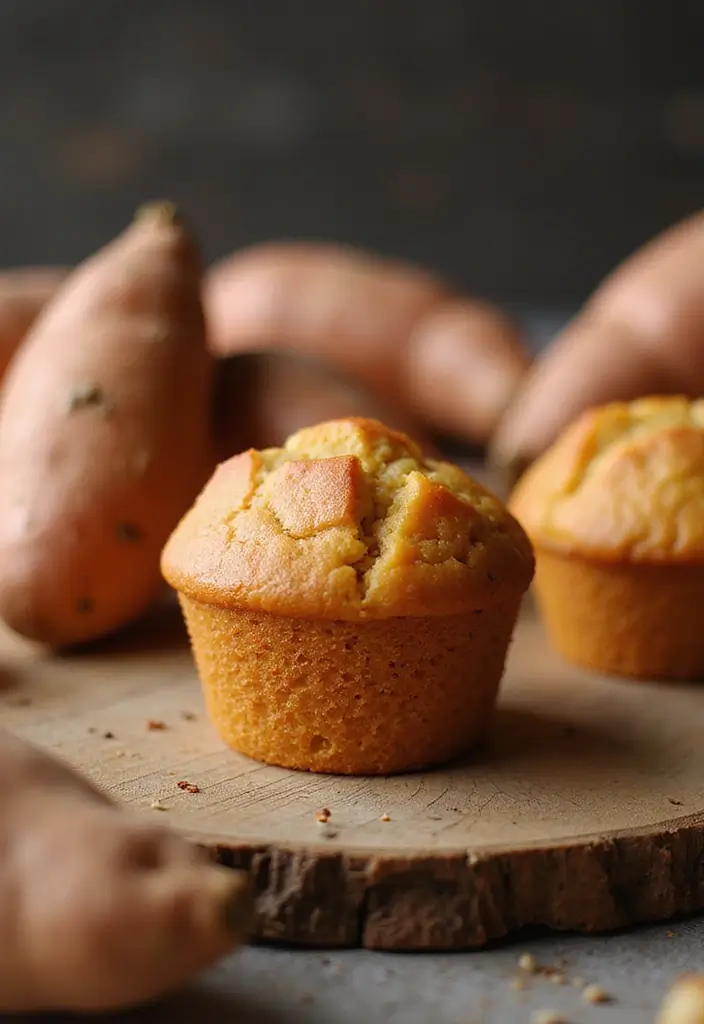 30+ Vegan Gluten Free Muffin Recipes for a Healthier Treat 194 30+ Vegan Gluten Free Muffin Recipes for a Healthier Treat - 28. Sweet Potato Muffins