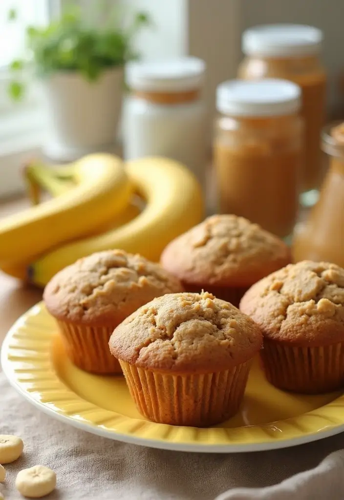 30+ Vegan Gluten Free Muffin Recipes for a Healthier Treat 50 30+ Vegan Gluten Free Muffin Recipes for a Healthier Treat - 8. Peanut Butter Banana Muffins