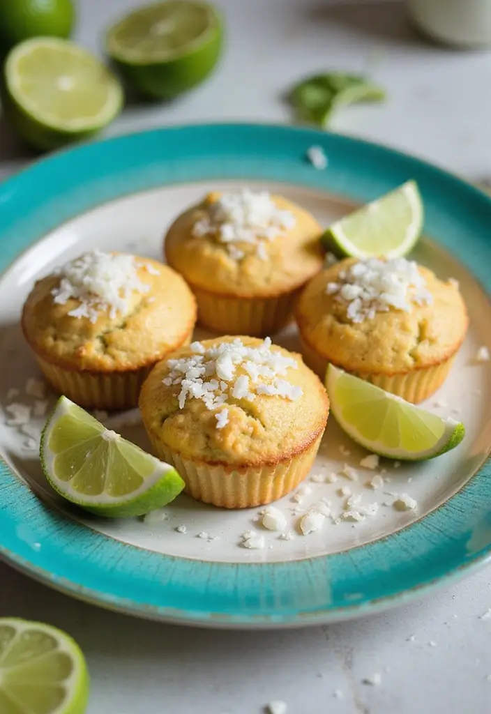 30+ Vegan Gluten Free Muffin Recipes for a Healthier Treat 57 30+ Vegan Gluten Free Muffin Recipes for a Healthier Treat - 9. Coconut Lime Muffins